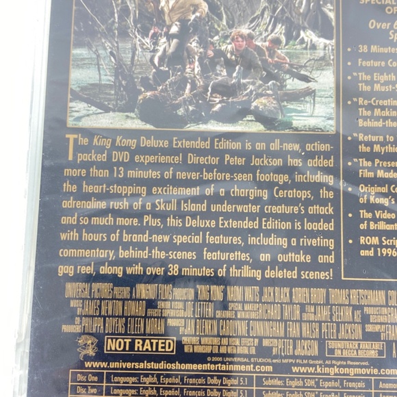 King Kong DVD Deluxe Extended Edition 3 Disc Set 2006 NEW Sealed - Picture 6 of 11